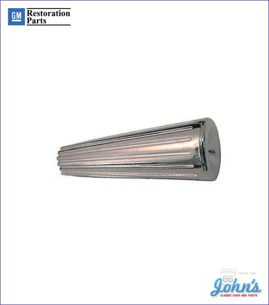 Column Shift lever Knob Chrome. GM Licensed. for Chevy II / Nova