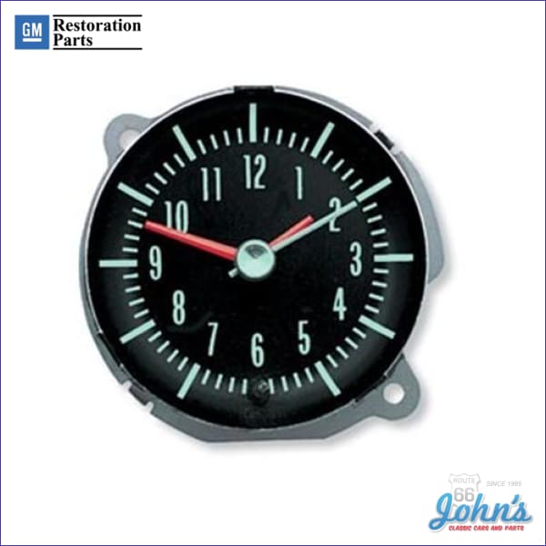Console Clock. GM Licensed Reproduction. for Camaro John's Classic