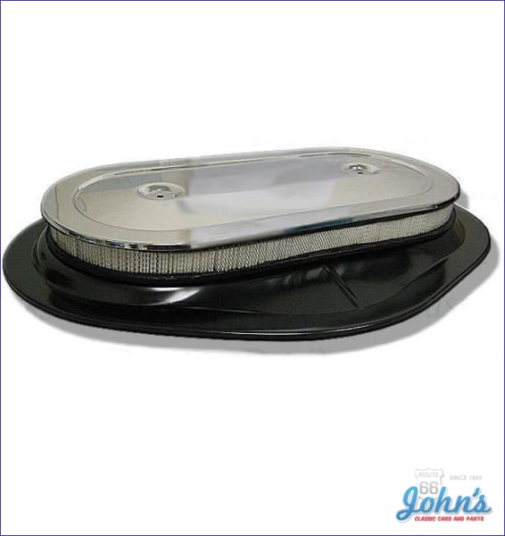 Cross Ram Air Cleaner Assembly TALL Style With chrome lid and element