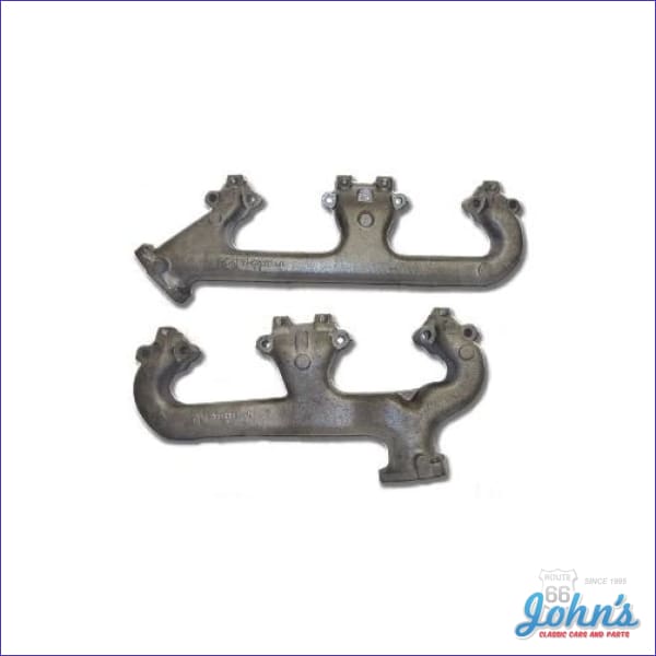 Exhaust Manifolds, SB Z28 with Smog. Pair. GM Licensed Reproduction. f