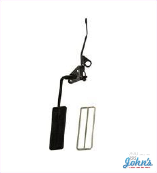 Gas pedal Linkage Assembly with Pedal, with Trim, SB or BB. With Cowl John's Classic Cars and