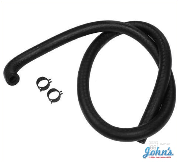 PCV Hose Kit, SB or BB, Includes 3/8 Hose with 90 Degree End and 2 Cla