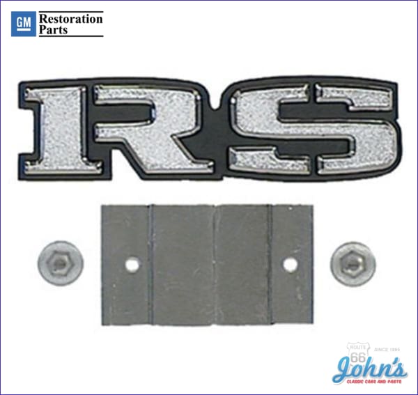 1969 Camaro 396 RS SS Emblem Kit – 45pc, GM Licensed, Rally Sport Grille Retainers Included