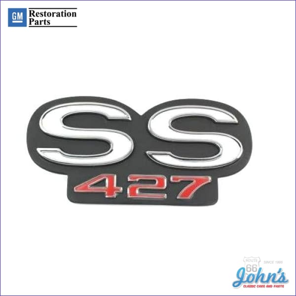 "SS427" Rear Panel Emblem For Camaro – John's Classic Cars And Parts