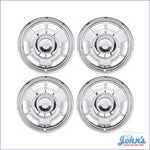 14 Full Wheel Cover With Bowtie On Center- Set Of 4 F1