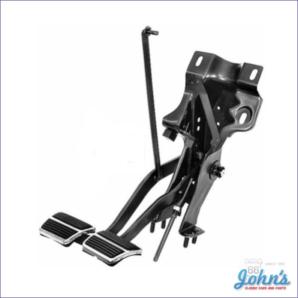 pedal assy 4 speed Clutch & Brake Pedal Assembly, Includes Pedals, pedal pads and Hanger
