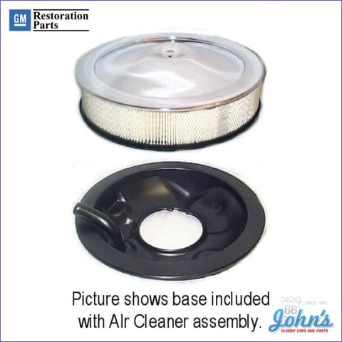Air Cleaner Assembly Open Element With Sb Or Bb Vent Tube Oe Correct Gm Licensed Reproduction A F2 X