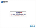 Air Cleaner Service Instructions Decal 250 Turbo-Thrift. Keep Your Gm Car All X