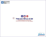 Air Cleaner Service Instructions Decal 307 Turbo-Fire. Keep Your Gm Car All Gm. X