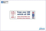 Air Cleaner Service Instructions Decal Z28 F2