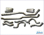 Aluminized Dual Exhaust System Bb. With Resonators. (Os5) F1