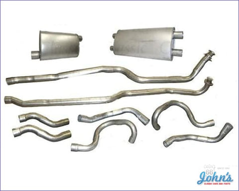Aluminized Dual Exhaust System Sb. With Resonators. (Os5) F1