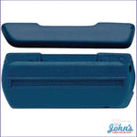 Armrest Base And Pad Kit With Vinyl Wrapped Pads Camaro 1969 / Dark Blue M16 F1