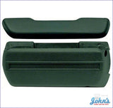 Armrest Base And Pad Kit With Vinyl Wrapped Pads Camaro 1969 / Dark Green M24 F1