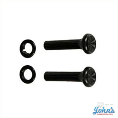 Astro Vent Pull Knobs And Black Ferrules Kit- 4Pc F1