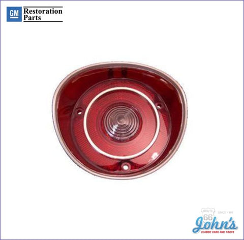 Backup Light Lens With Chrome Trim Rh Ea Gm Licensed Reproduction A