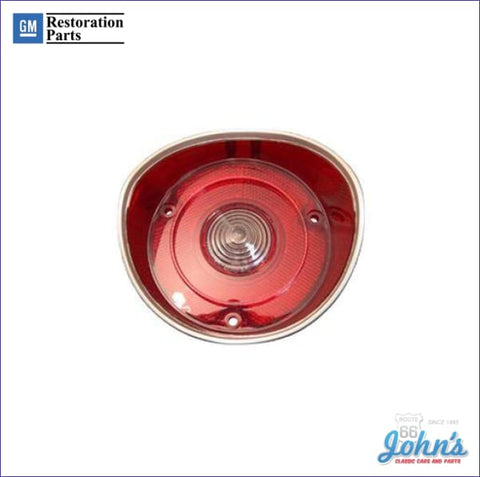 Backup Light Lens Without Chrome Trim Lh Ea Gm Licensed Reproduction A