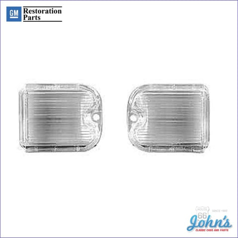 Backup Light Lenses Pair Gm Licensed Reproduction A