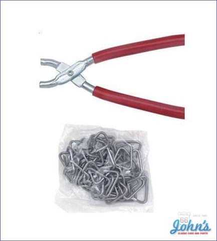 Basic Hog Ring And Pliers Kit Includes Standard Pliers A Pack Of Hog Rings X F2 F1