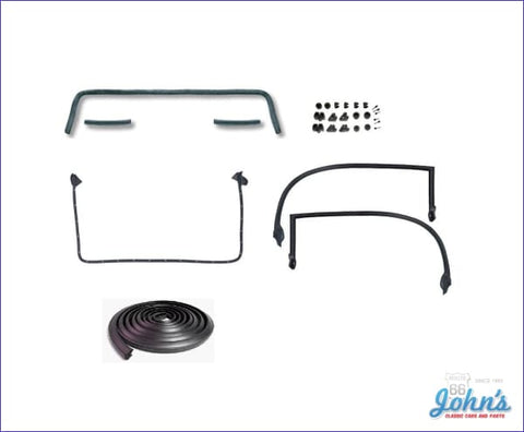 Basic Weatherstrip Kit - For Cars Without T-Tops. F2