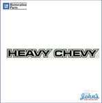 Body Decal Black- Heavy Chevy A