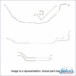 Brake Line Kit Complete Convertible Std Non-Power Disc Conversion Front/drum Rear- Stainless Steel