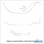 Brake Line Kit Complete Hardtop 4-Wheel Std Non-Power Disc Conversion- Stainless Steel (Os2) A