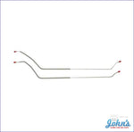 Brake Lines Rear Drum- Oe Steel- Pair A