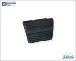 Brake Pedal Pad With Horizontal Ribs 3 Or 4 Speed Gm Licensed Reproduction X