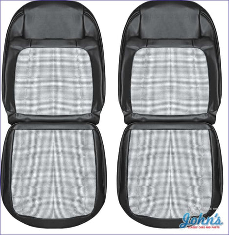 Bucket Seat Covers With Houndstooth Deluxe Interior- Pair F1