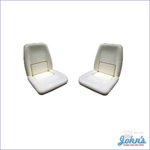 Bucket Seat Foam - Pair Standard And Deluxe Interior. (Os2) F2