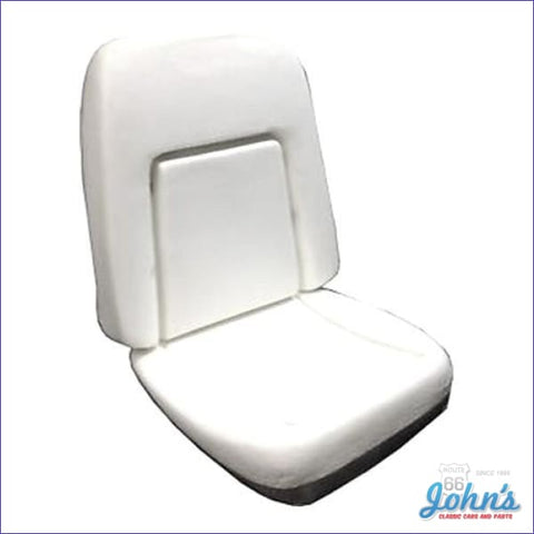 Bucket Seat Foam With Deluxe Interior For Cars Without Springs Attached To The Back Frame Each.