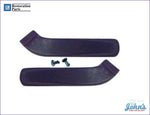 Bucket Seat Hinge Covers With Fasteners Pair Gm Licensed Reproduction F2 F1