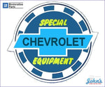 Chevrolet Special Equipment 3 Window Decal. Each A F1 F2 X