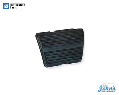 Clutch Pedal Pad. Gm Licensed Reproduction. A X F2 F1