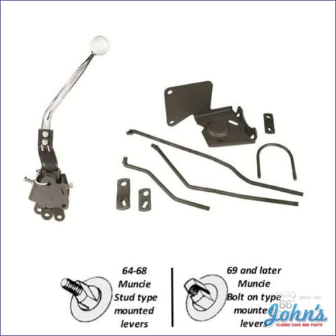 Complete Hurst Shifter Kit Competition/plus. Cars With Console Muncie Transmission Stud Type Mounted