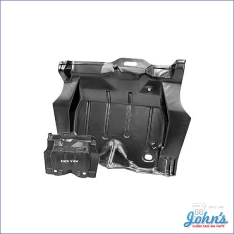 Complete Trunk Pan One Piece With Center Braces. (Truck) F2