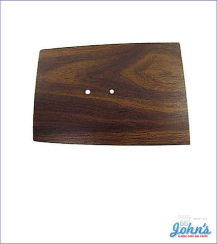 Console Front Top Plate- Walnut Gm Licensed Reproduction F1