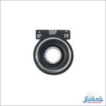 Convertible Power Top Switch Bezel. A