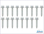 Convertible Top Tack Strip Hardware Kit- 17Pc F1