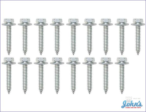 Convertible Top Tack Strip Hardware Kit- 17Pc F1