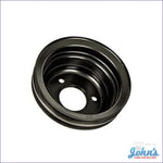Crank Pulley Bb 2 Groove Deep W/o Ac With Ps Long Water Pump With Gm Part Number 3955291Ab A F2 X F1