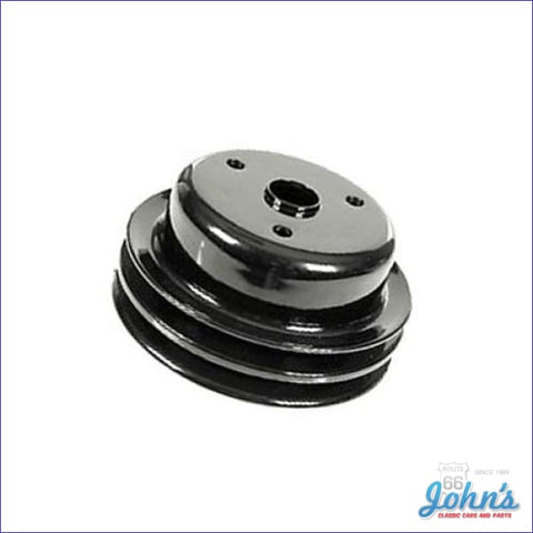 Crank Pulley Sb With Sp. Perf 2 Groove Deep W/o Ac Ps Long Water Pump A