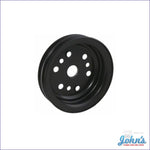 Crank Pulley Sb & Z/28 2 Groove Deep W/ac-W/o Ps Or W/o Ac-W/air Pump Short Wp. Replaces Gm# 3858533