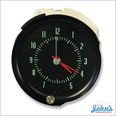 Dash Clock For Ss With Round Gauges- Gm Licensed Reproduction A
