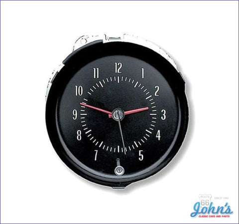 Dash Clock For Ss With Round Gauges- Gm Licensed Reproduction A