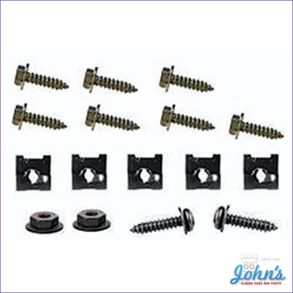 Dash Instrument Bezel Hardware Kit- 16pc for Camaro – John's Classic ...