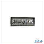 Dash Pad Emblem Nova Ss Self Adhesive X