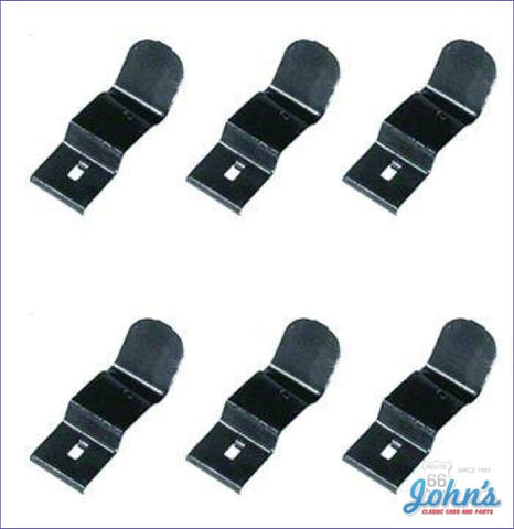 Dash Pad Mounting Clip Kit- 6Pc- Reproduction F1