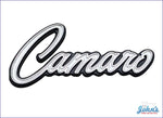 Dash Panel Emblem Camaro Gm Licensed Reproduction F1